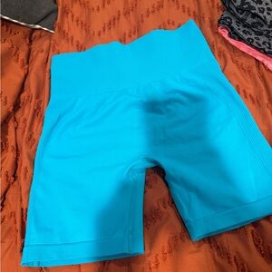 Vibrant Blue Women's Athletic Shorts